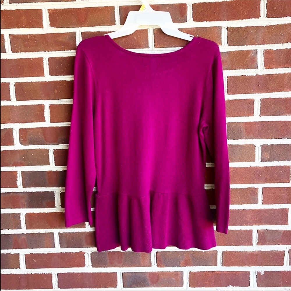 The Limited peplum sweater NWT - Picture 5 of 6